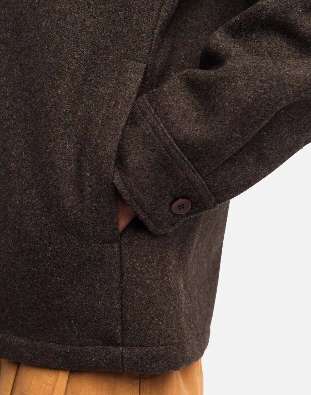 OLOW Percy veste kaki laine chaude
