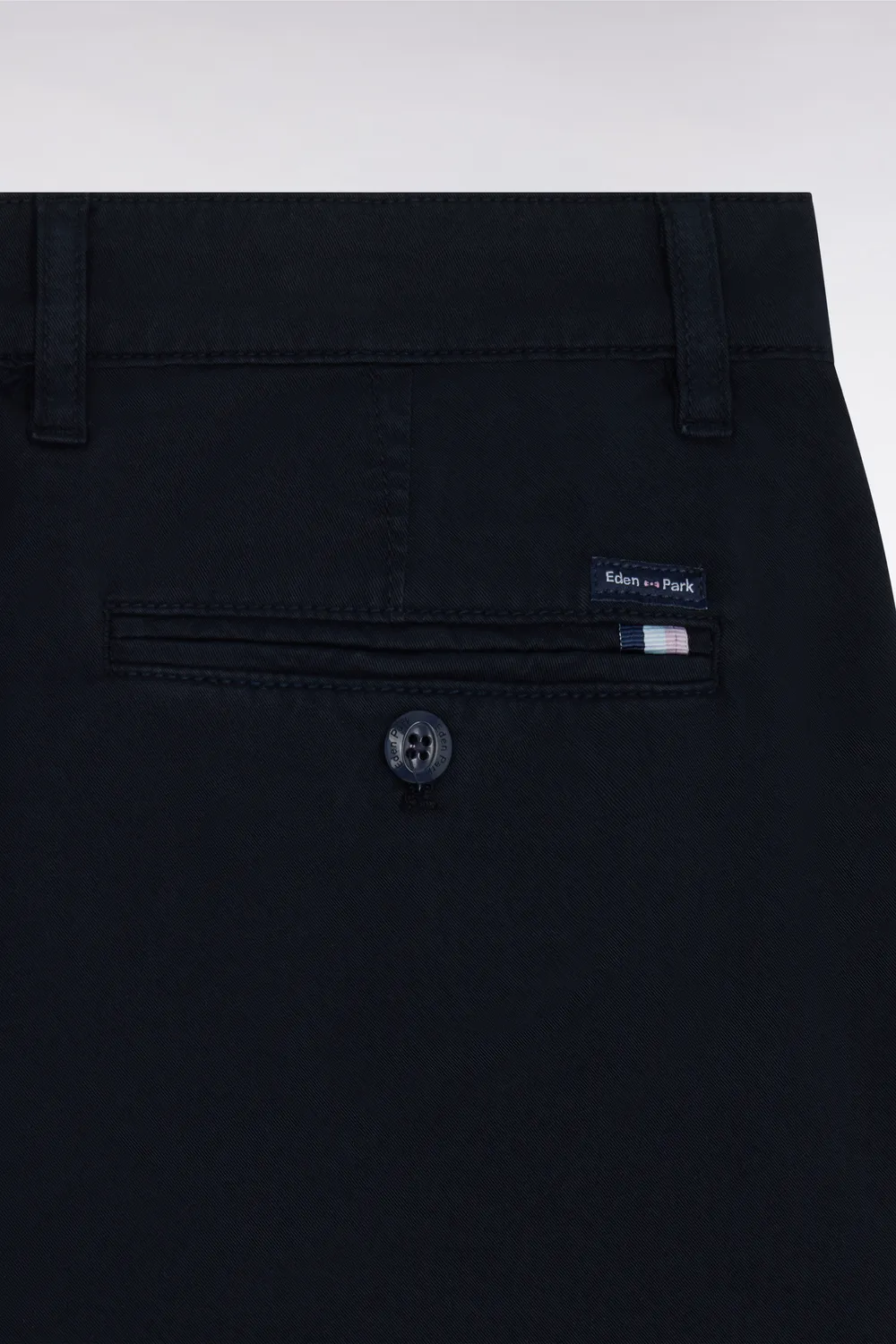 Eden Park bermuda bleu marine coton regular homme