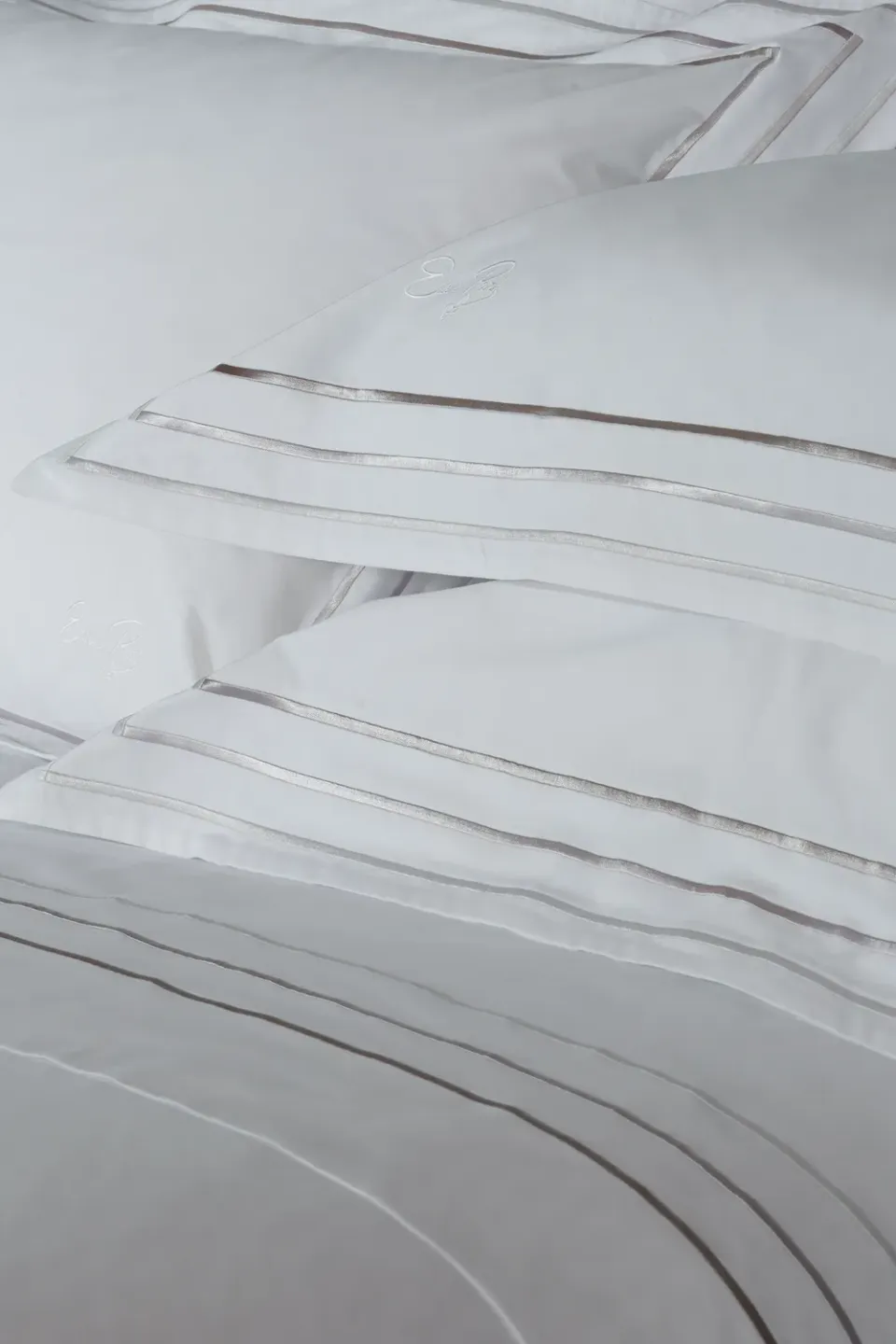 Eden Park HELITCSE0009 taies oreiller 65x65 blanc lot 2 coton