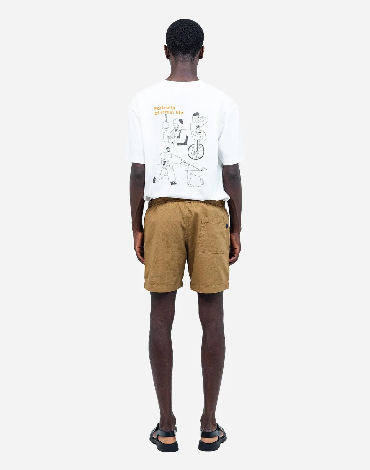 Olow Bodhi short terre coton texturé
