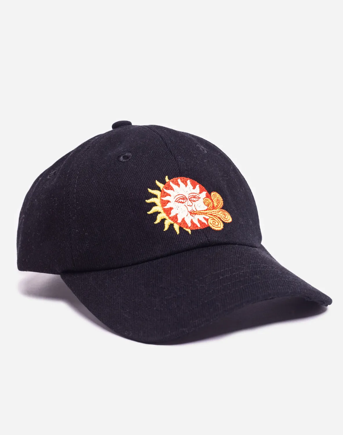 OLOW Weather casquette six-panel noir denim