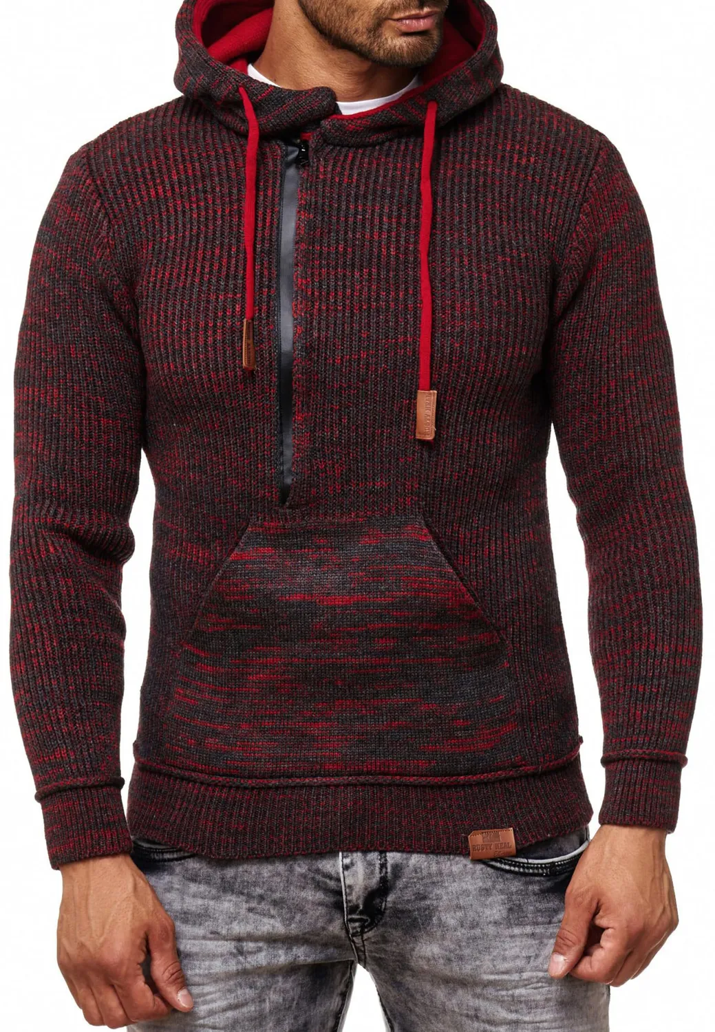 Subliminal Mode BX277 pull capuche zippé acrylique