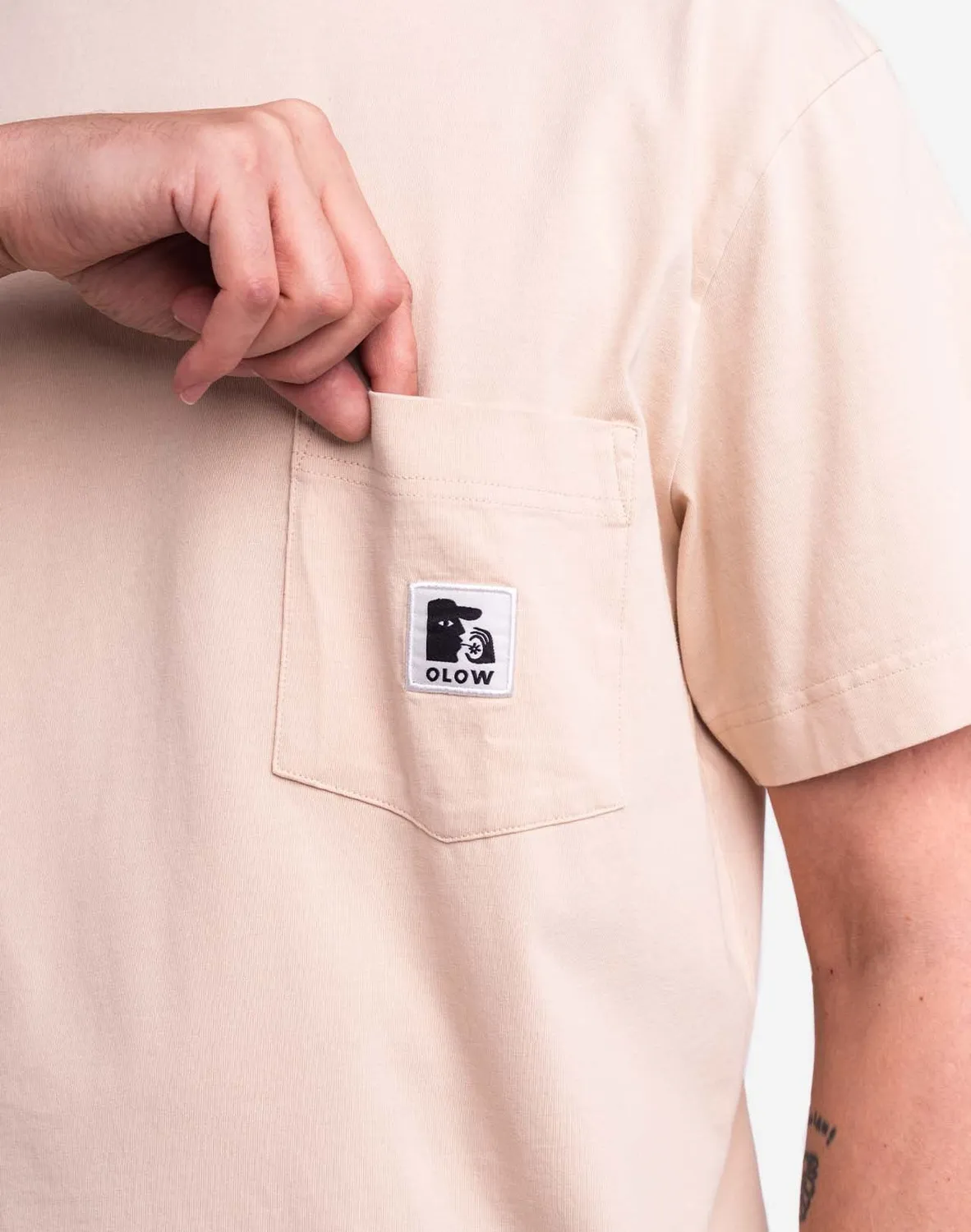 OLOW Japo t-shirt ample crème coton bio