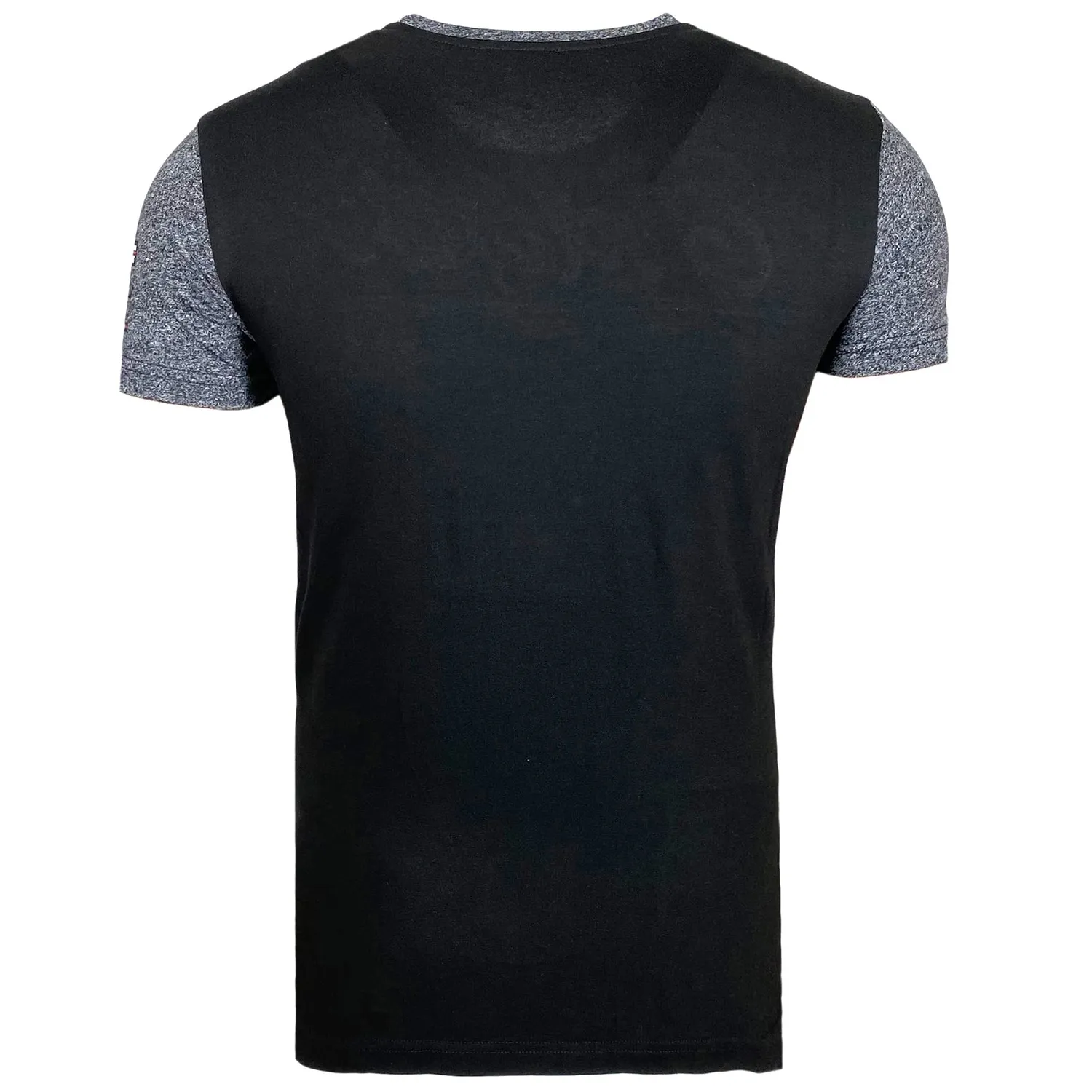 Subliminal Mode Bicolore Black t-shirt homme manches courtes coton