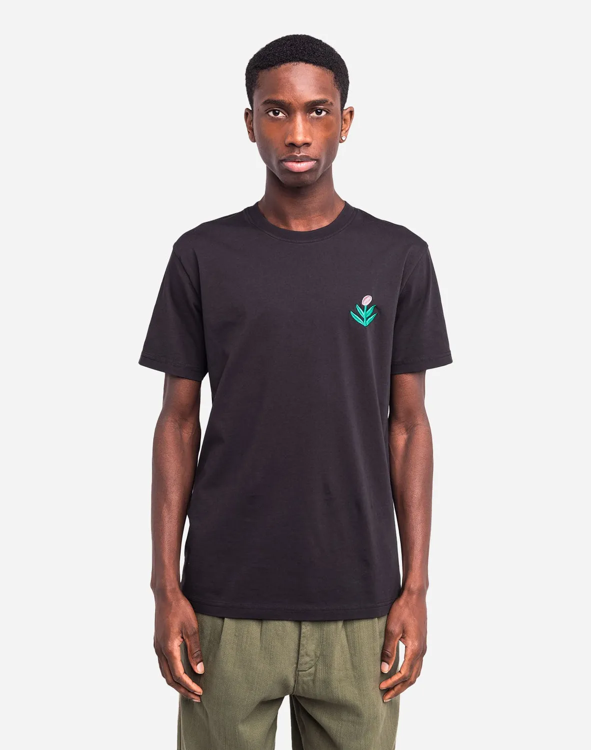OLOW Belle Saison t-shirt noir coton bio