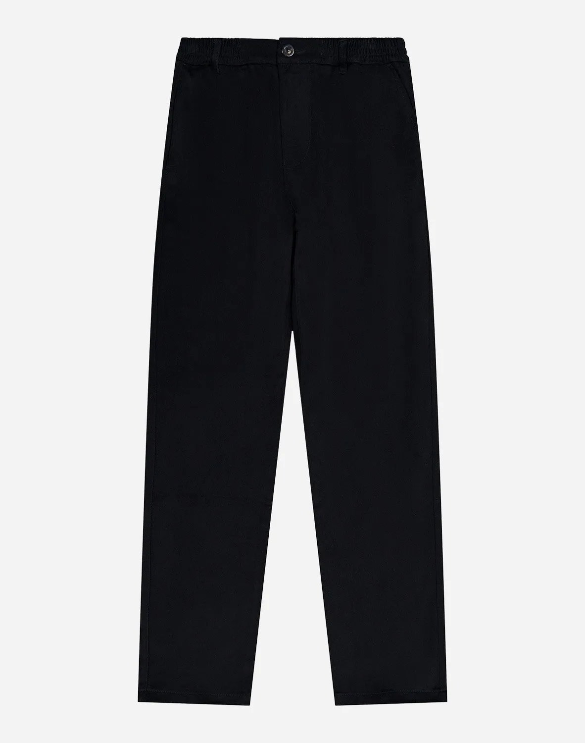 OLOW Chino pantalon bleu marine sergé coton
