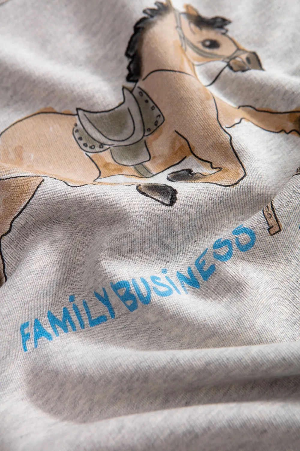 Edmmond Studios Family Business sweat polo gris clair 450gr
