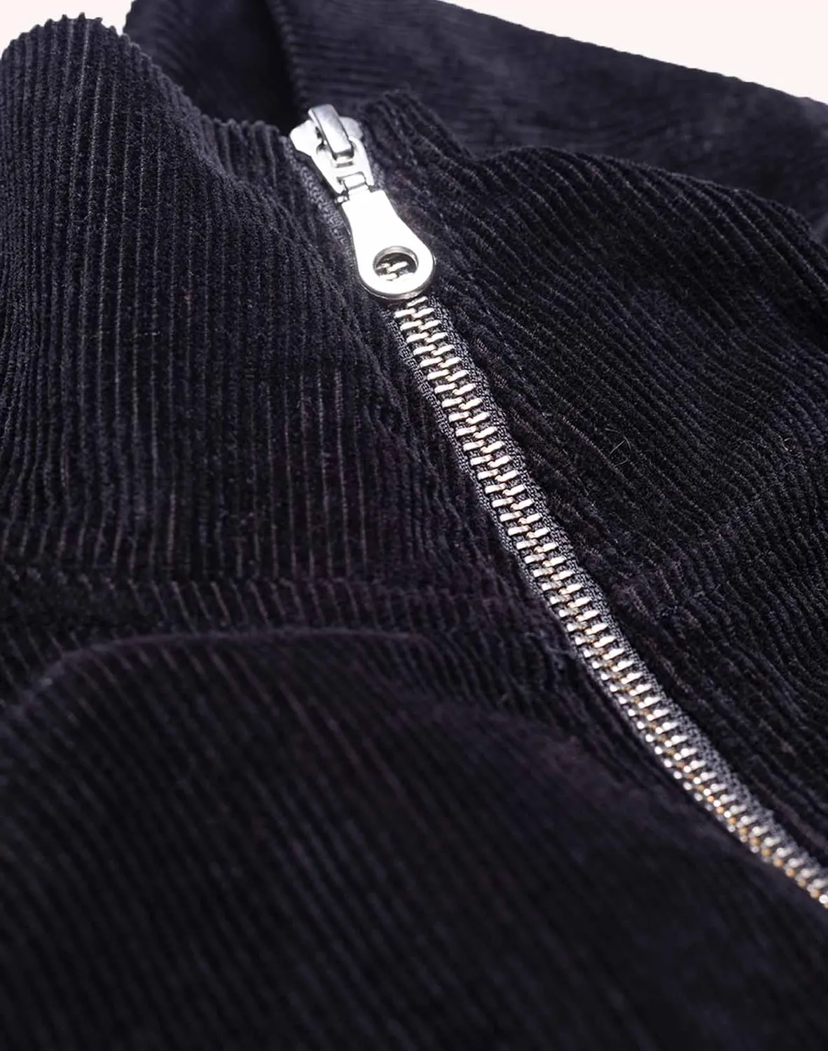 Olow Bangor sweat noir velours coton camionneur