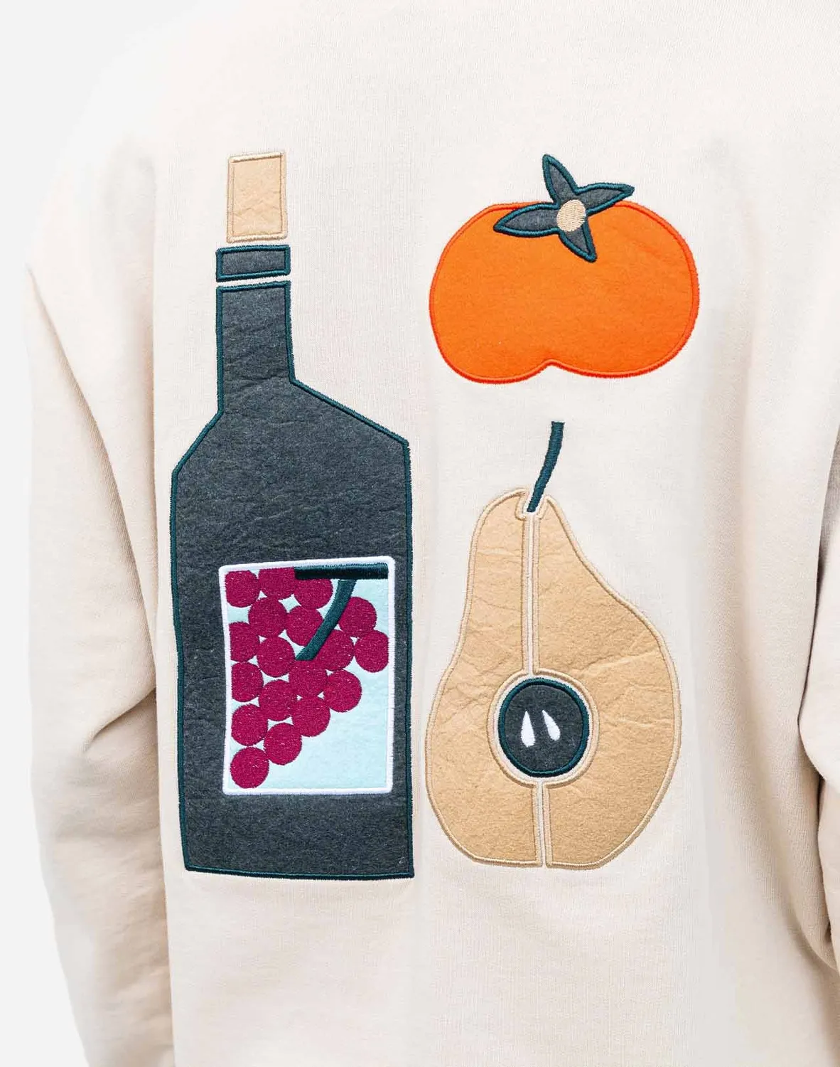 OLOW Lunch Time sweat crème coton bio