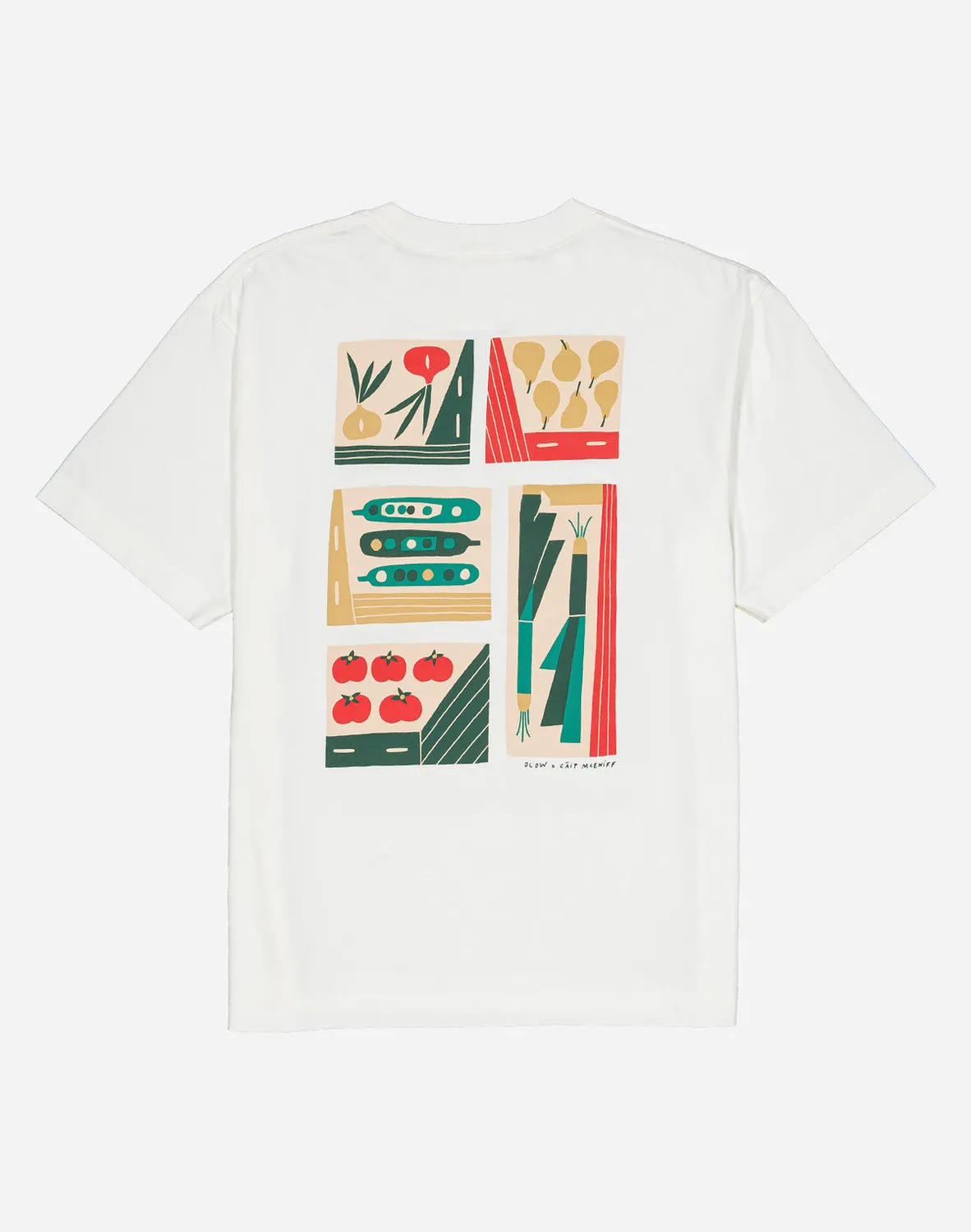 OLOW Harvest t-shirt écru coupe loose coton bio