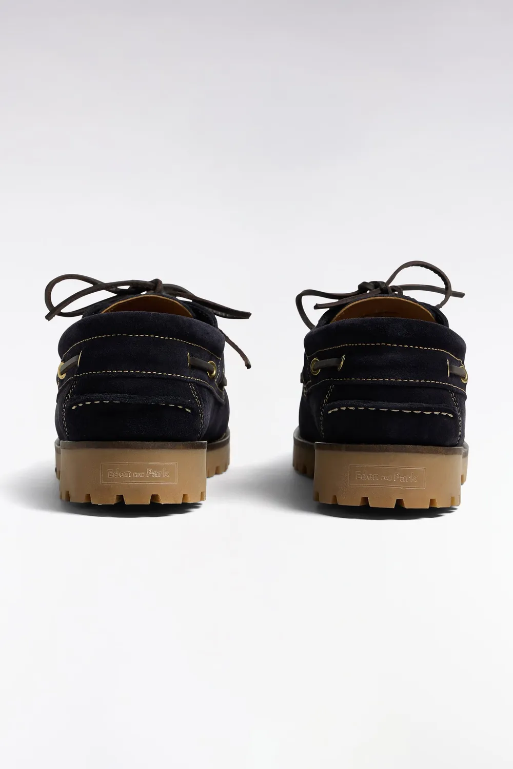 Eden Park chaussures bateau marine suédé cuir homme