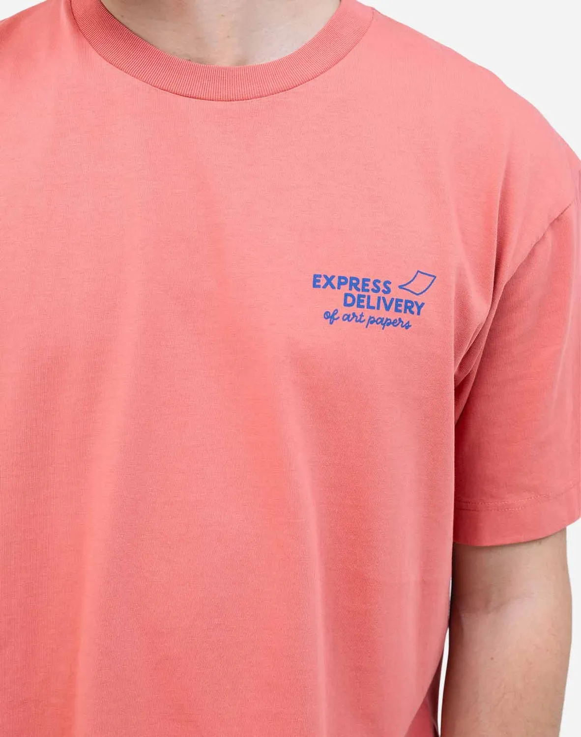 OLOW Cruiser t-shirt ample rose minéral coton bio