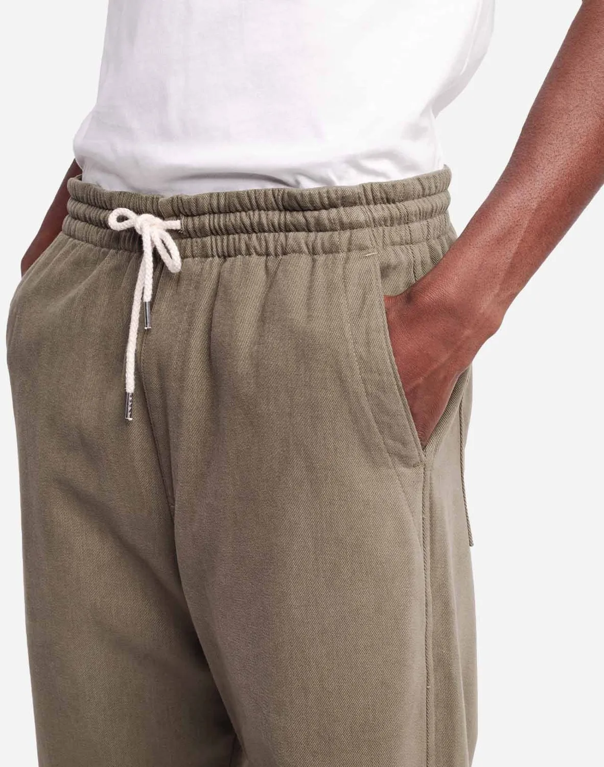 OLOW Hatha pantalon chino kaki sergé coton