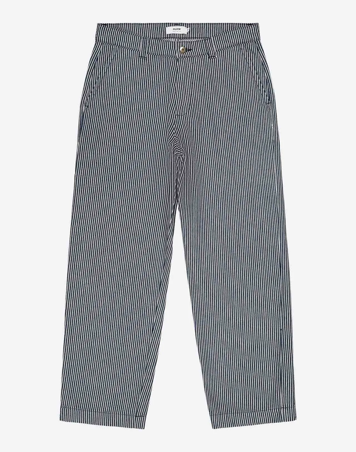 OLOW Chuck pantalon denim rayé workwear