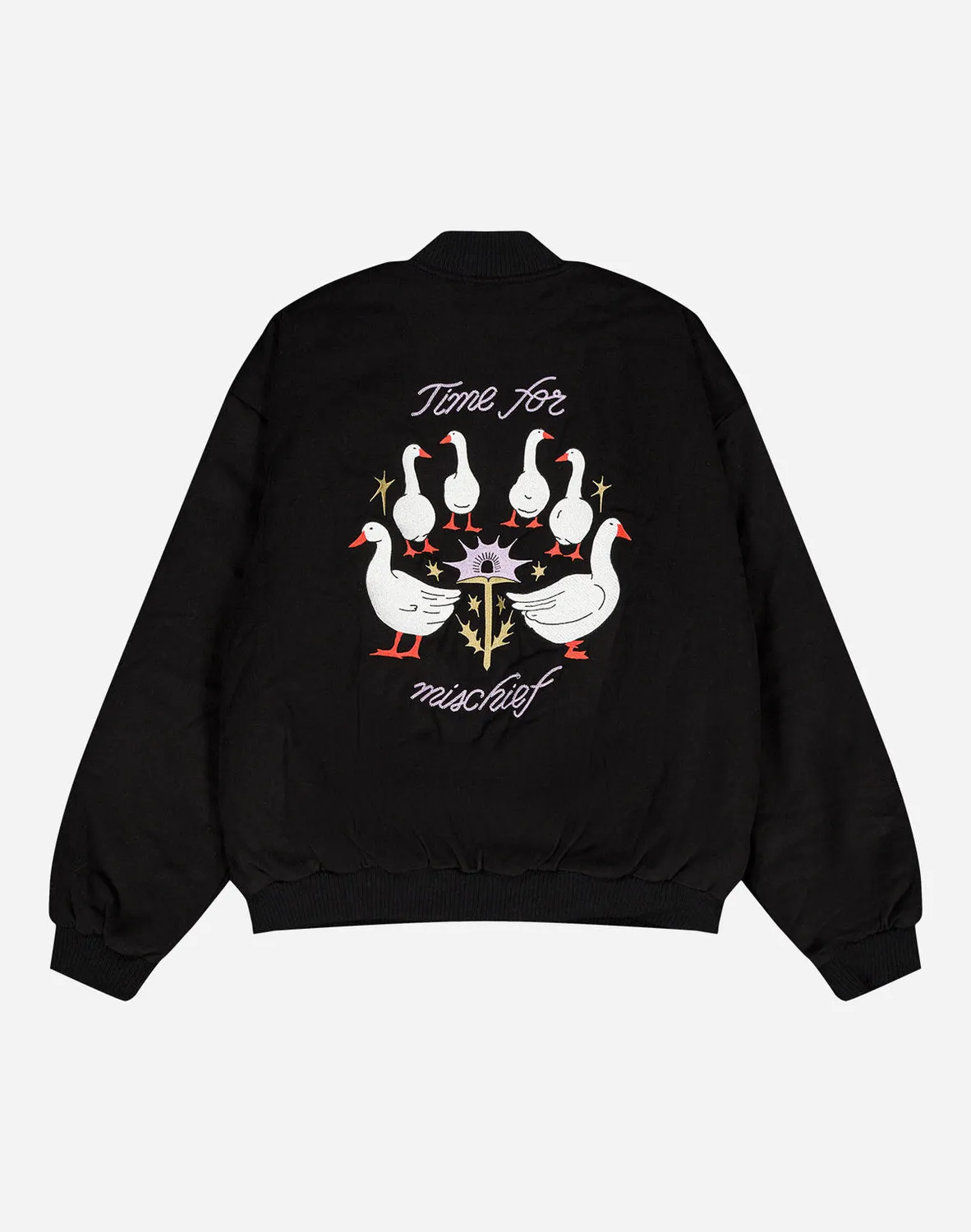 OLOW Black Mischief bomber matelassé coton bio