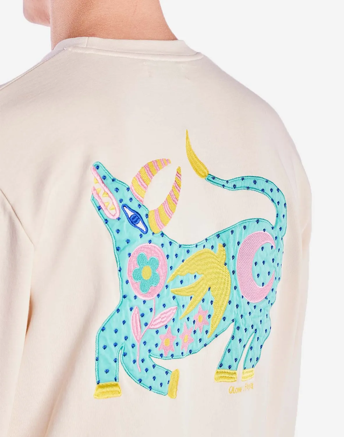 OLOW Zebu Glory sweat ivoire coton bio