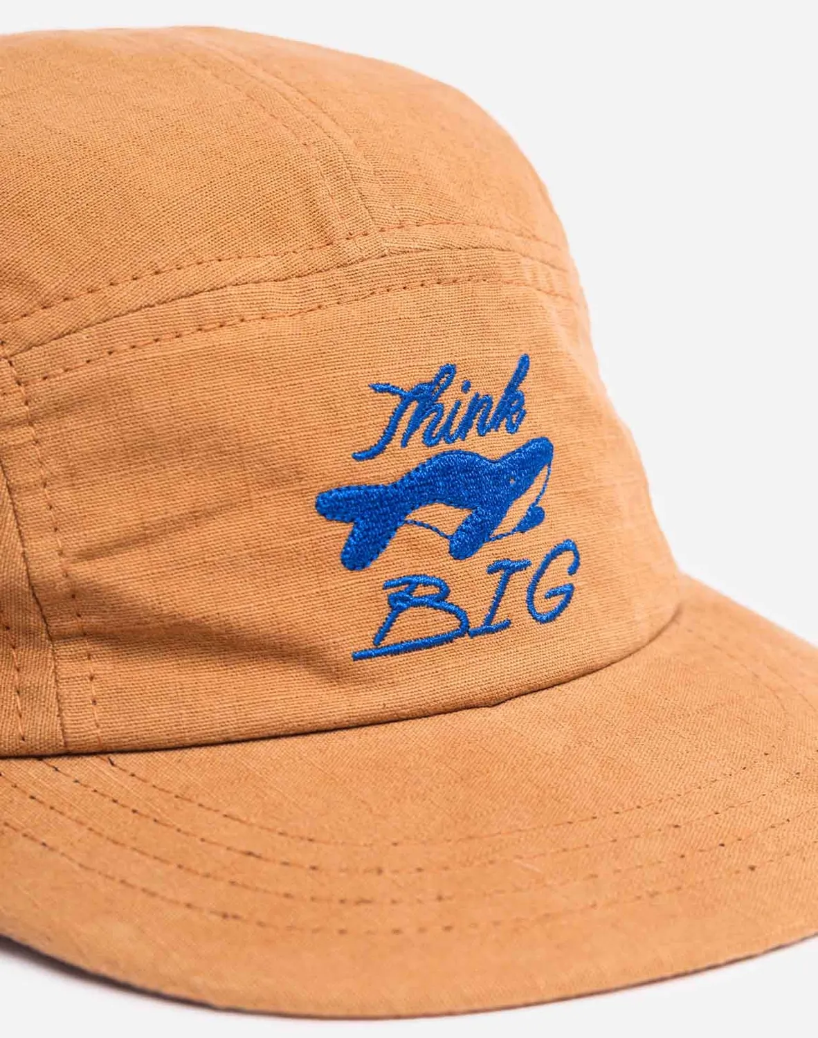 OLOW Think Big casquette 5 panels coton bio ocre