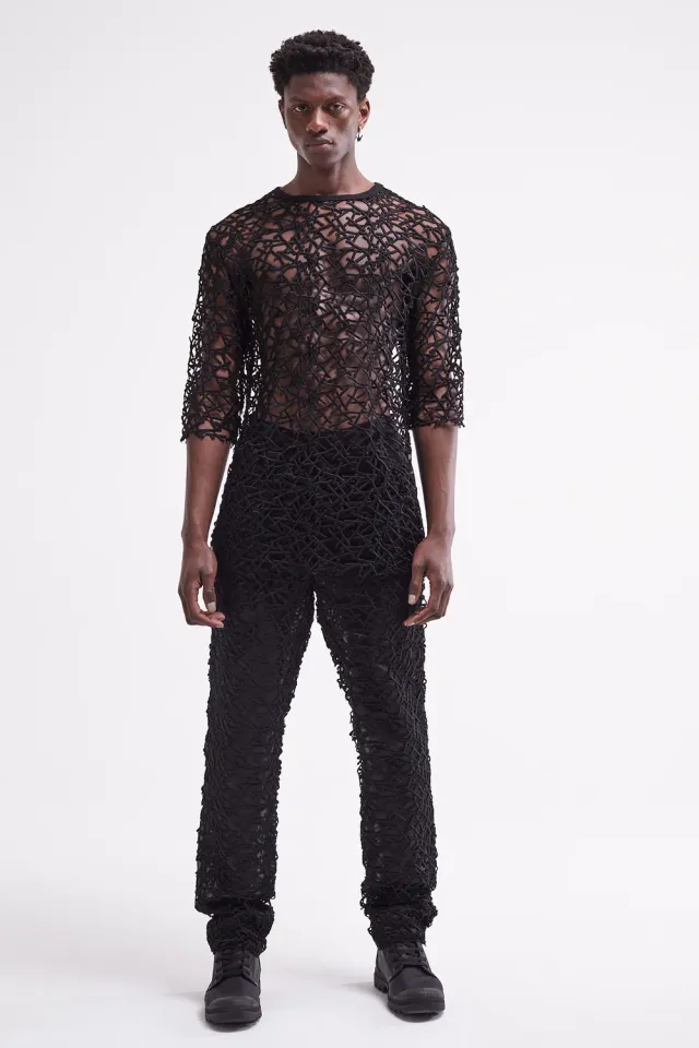 French Deal Spider pantalon laine homme