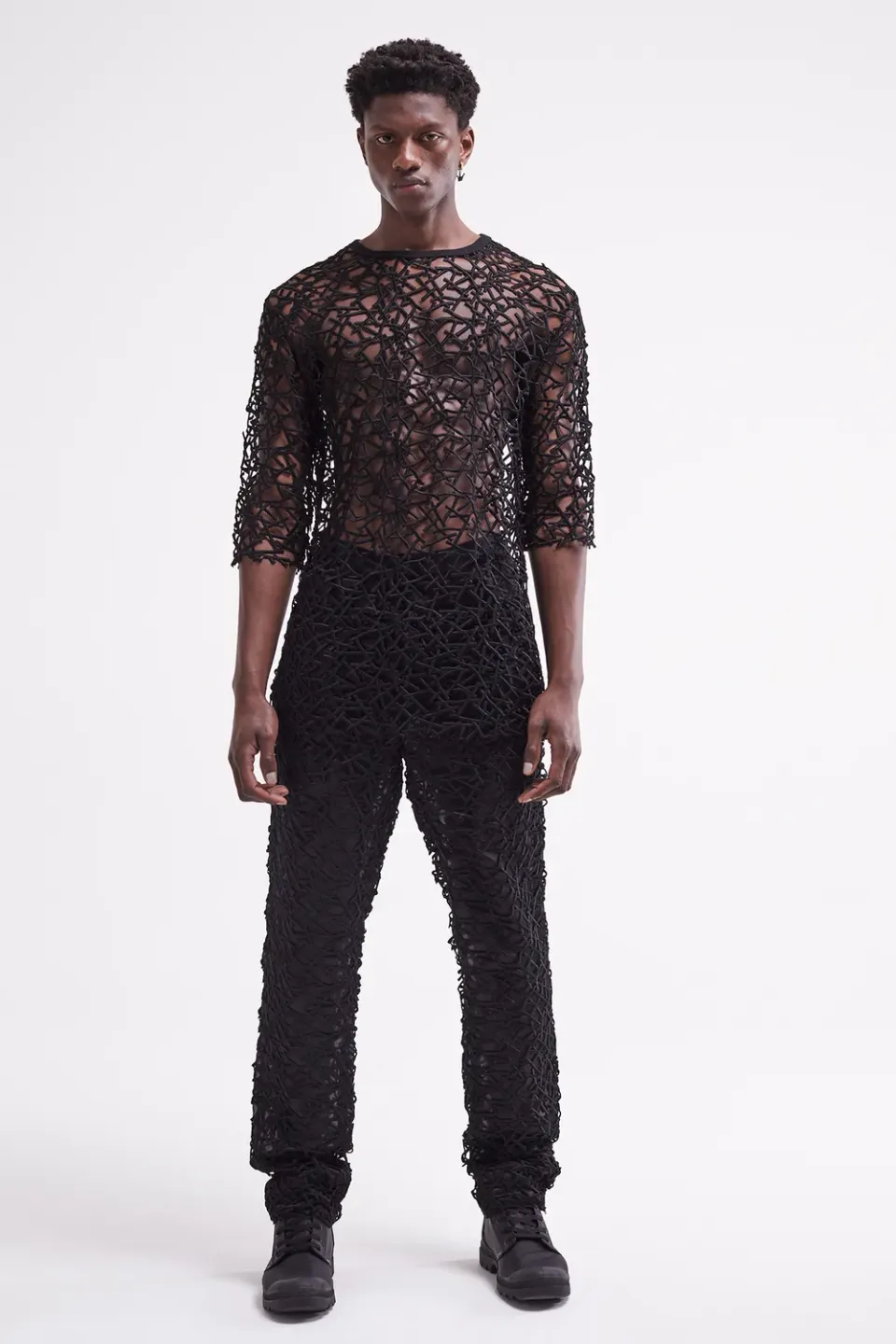 French Deal Spider pantalon laine homme