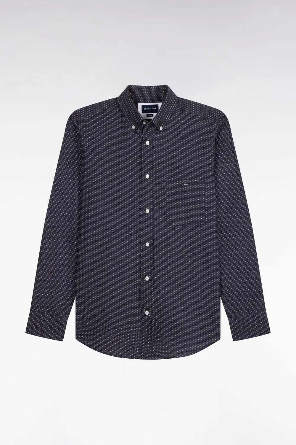 Eden Park Legend Rugby chemise grise micromotifs