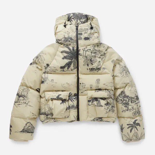 Labrum White Label doudoune femme Freetown crème courte