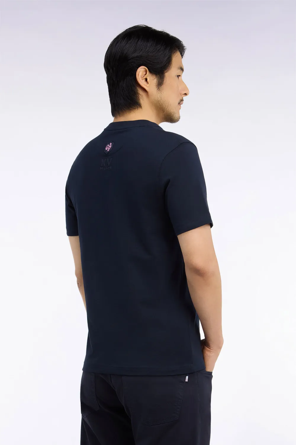 Eden Park XV de France t-shirt homme marine coupe droite