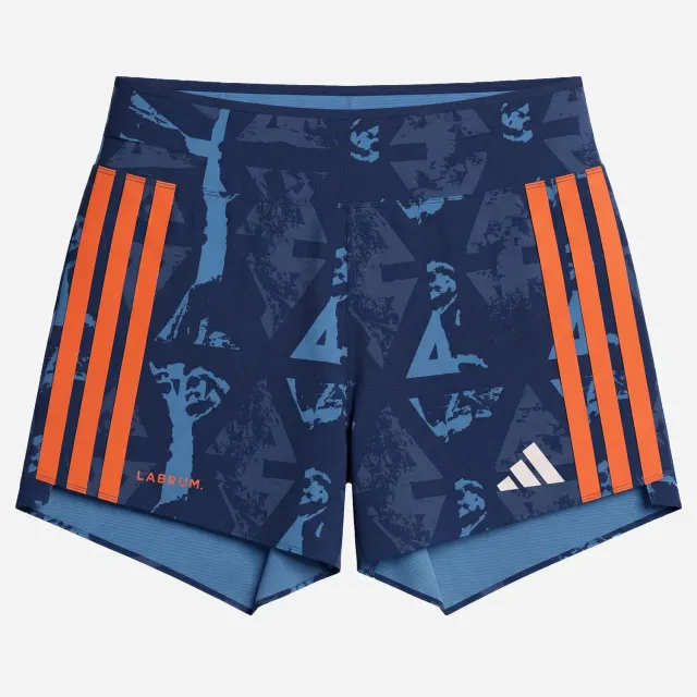 Labrum Adizero short running bleu marine poche gel
