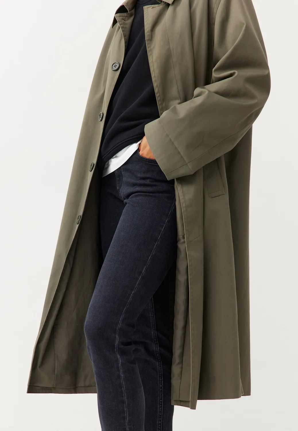 Loom Le jean slim noir coton bio