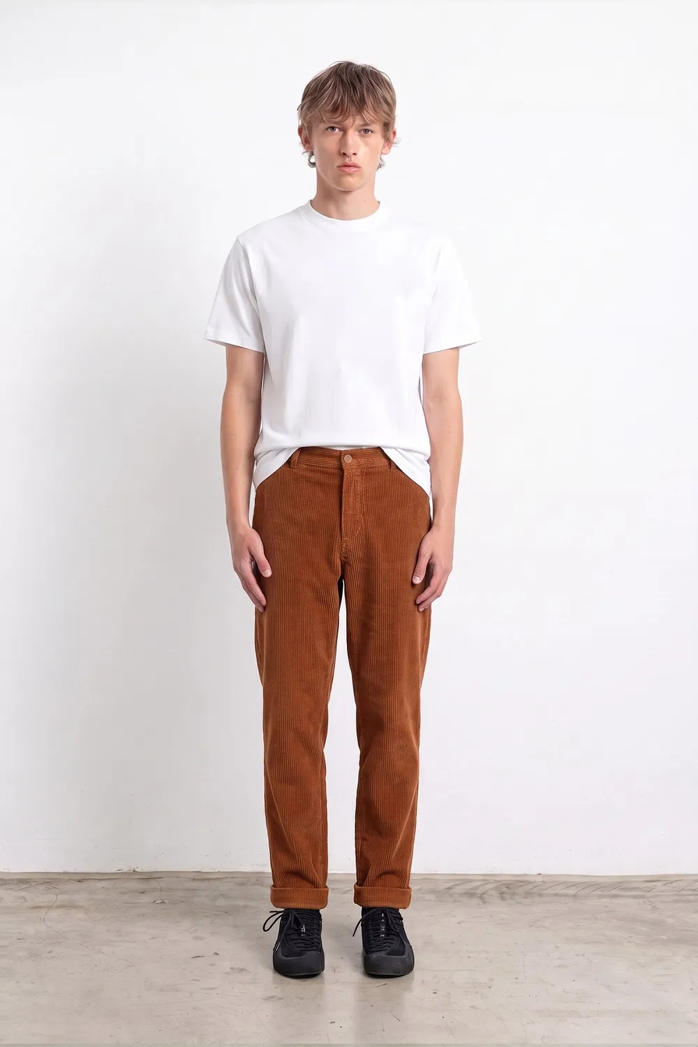 Edmmond Studios Jorge Pant pantalon marron coupe carrot