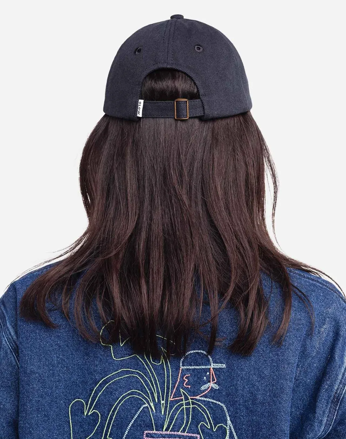 OLOW Six Panel Doggy casquette bleu nuit coton