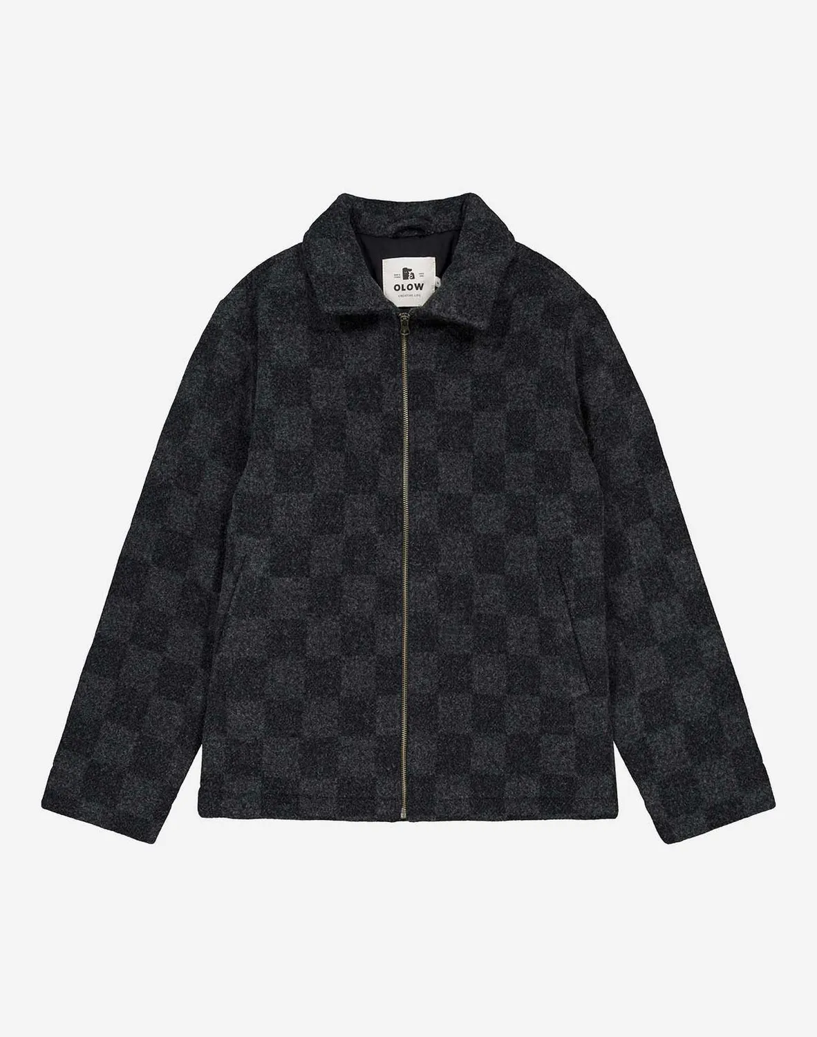 OLOW Sherwood Tregor veste gris noir merinos