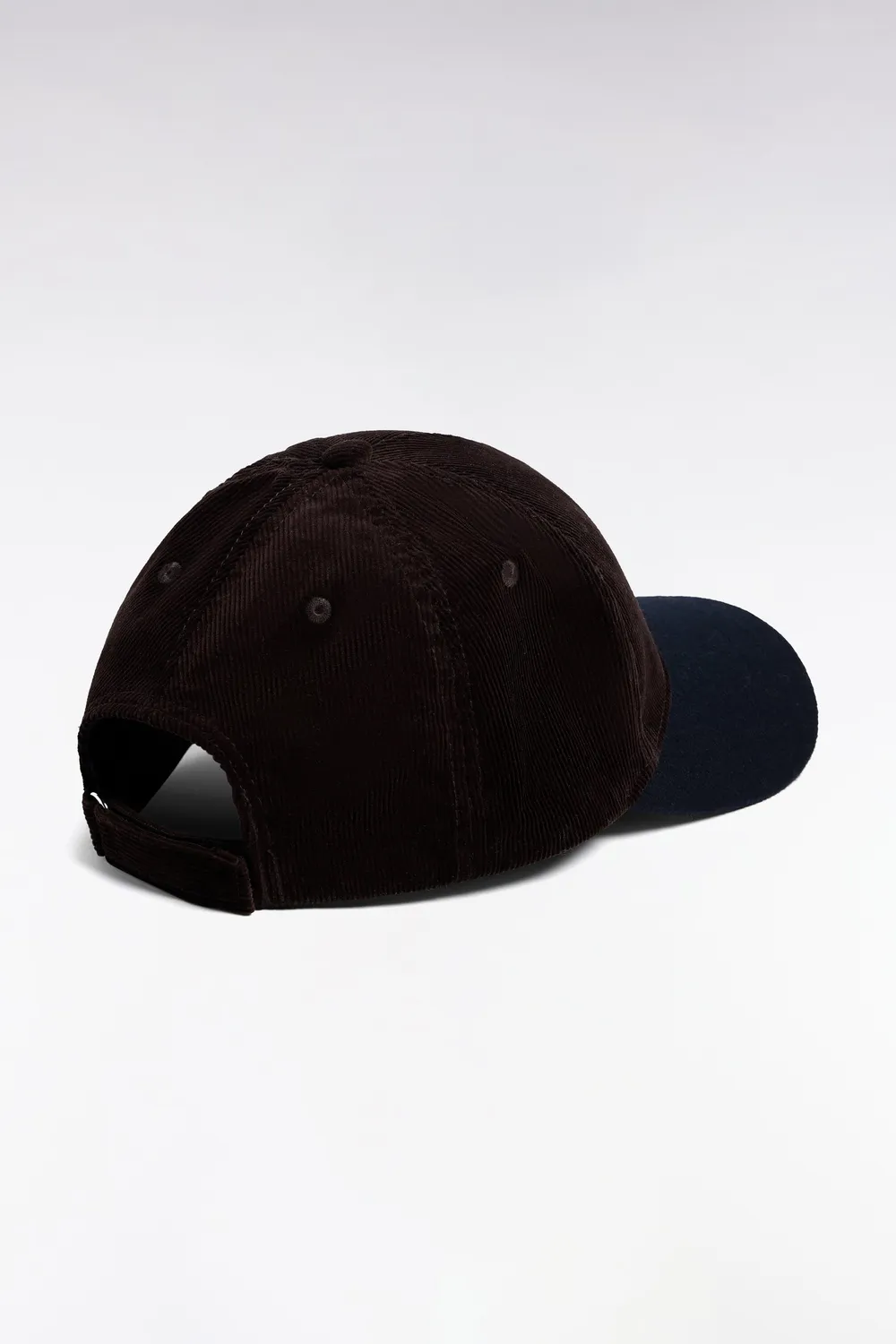 Eden Park Tradi Preppy casquette marron bimatière
