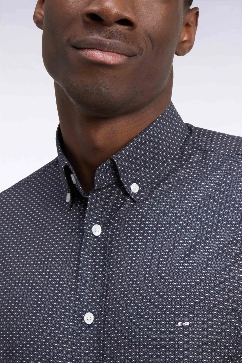 Eden Park Legend Rugby chemise kaki micromotifs