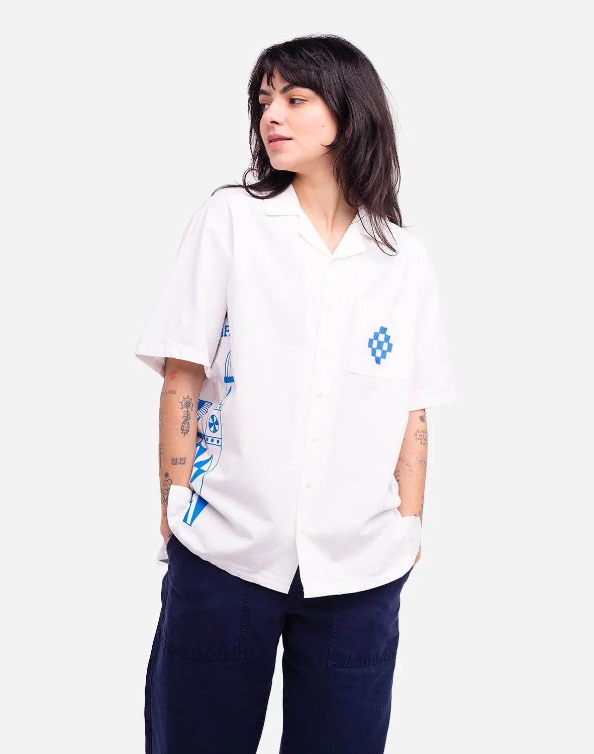 OLOW Aloha Zacero chemisette écrue chanvre bio