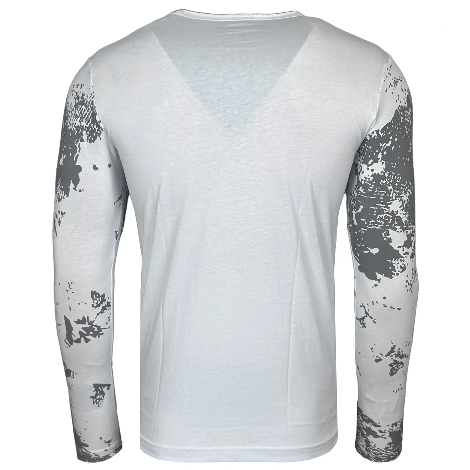 Subliminal Mode BX706 t-shirt manches longues noir délavé