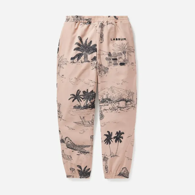 Labrum Freetown jogging homme rose blush imprimé