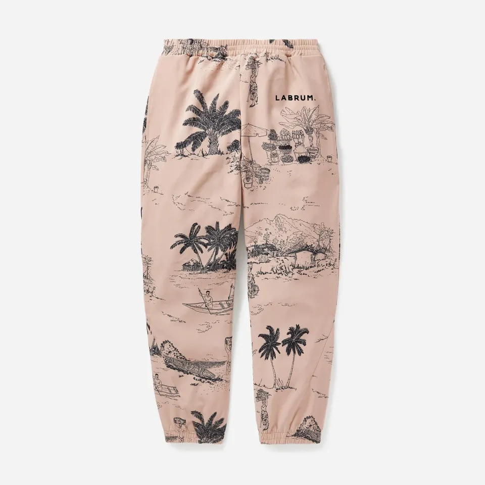 Labrum Freetown jogging homme rose blush imprimé