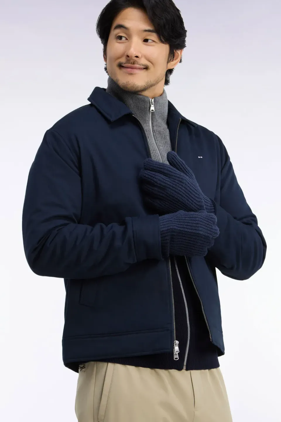 Eden Park Legend Rugby Blouson coton stretch marine