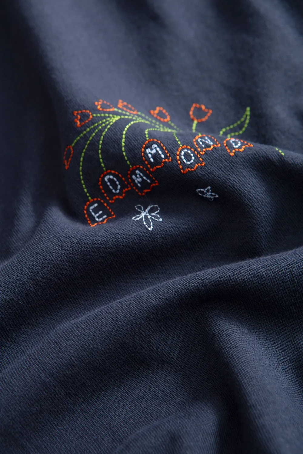 Edmmond Studios Vanguard t-shirt bleu marine brodé
