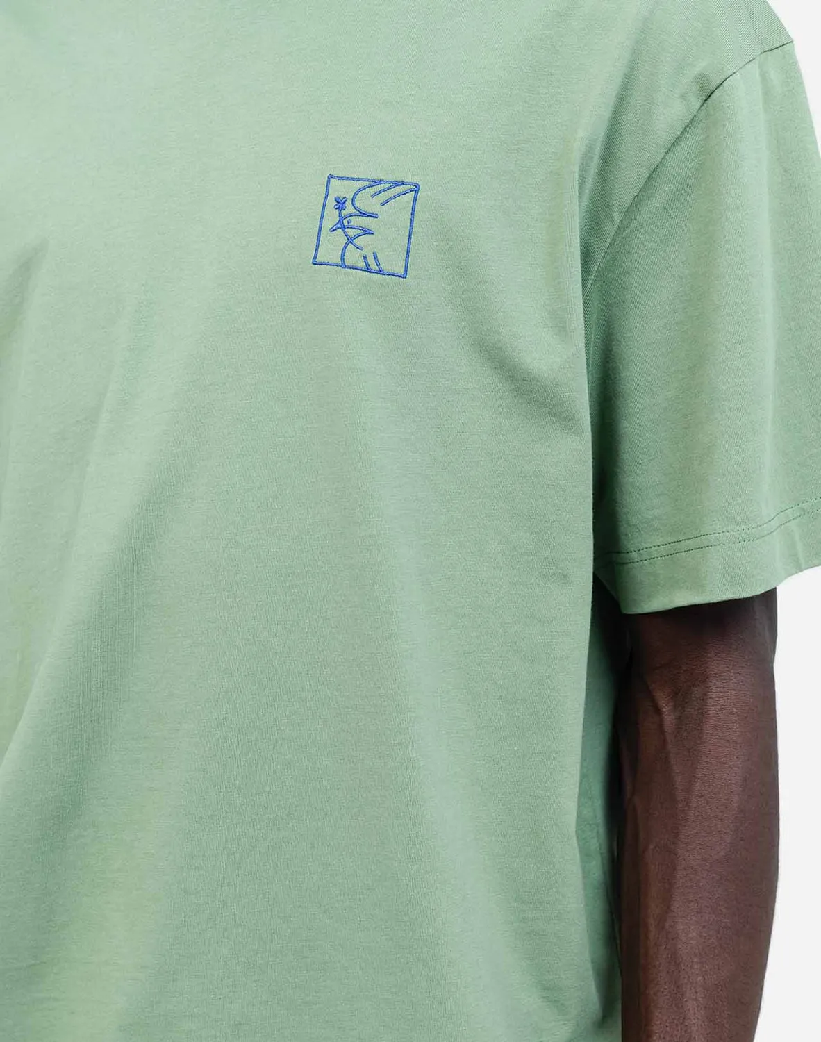 OLOW Pomba t-shirt homme vert sauge coton bio