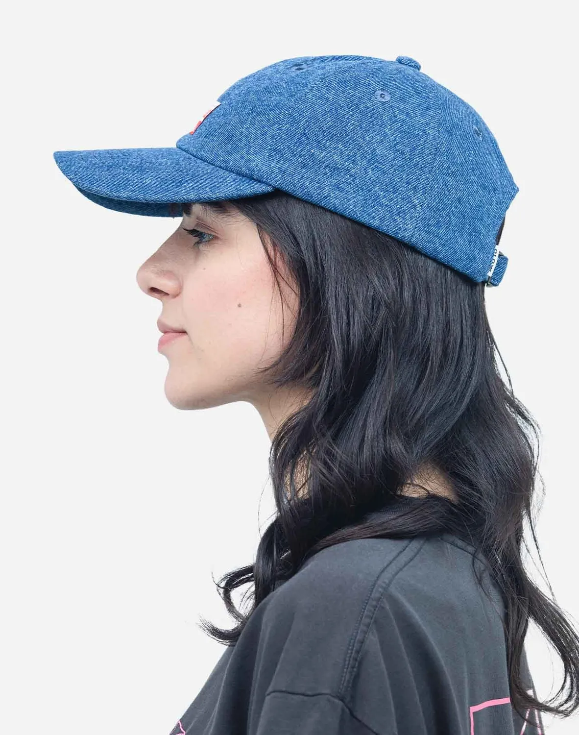 OLOW Oldy casquette six panels denim bleu
