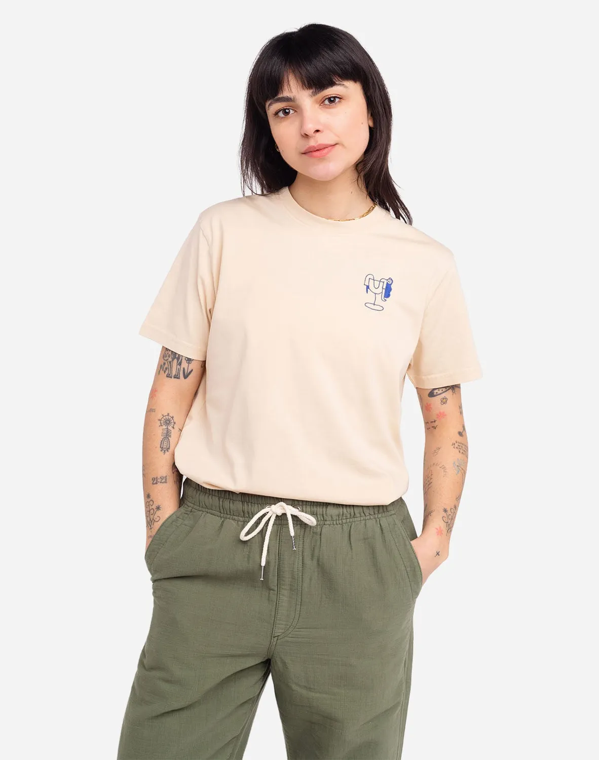 OLOW Ivresse t-shirt crème coton bio