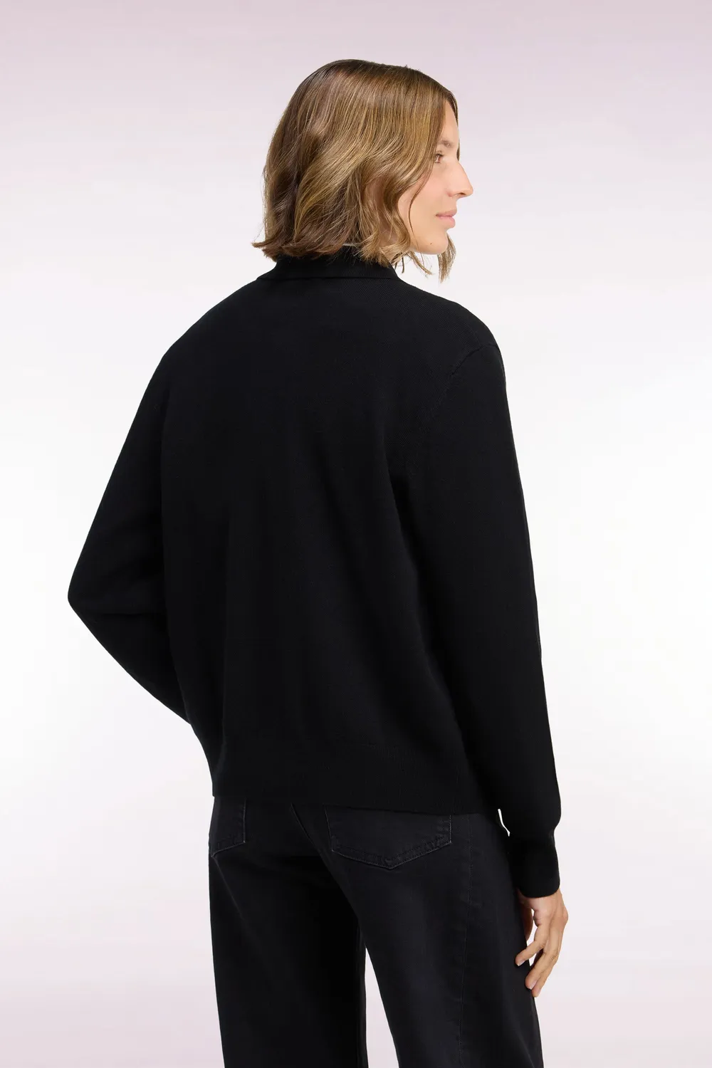 Eden Park Club H26MAICA0021 cardigan noir cachemire