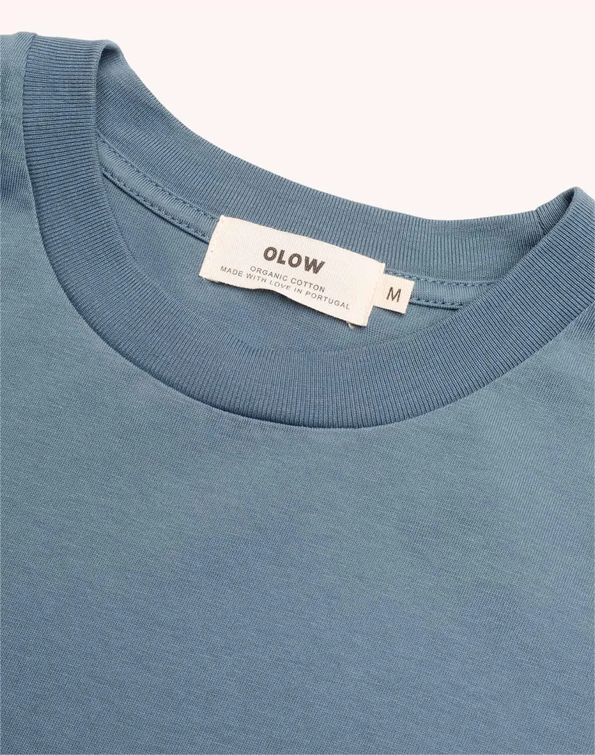OLOW Japo t-shirt bleu acier coupe ample