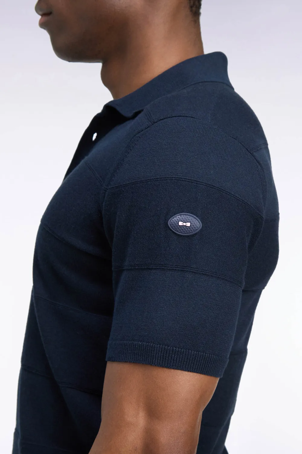 Eden Park Golf pull polo coton marine homme