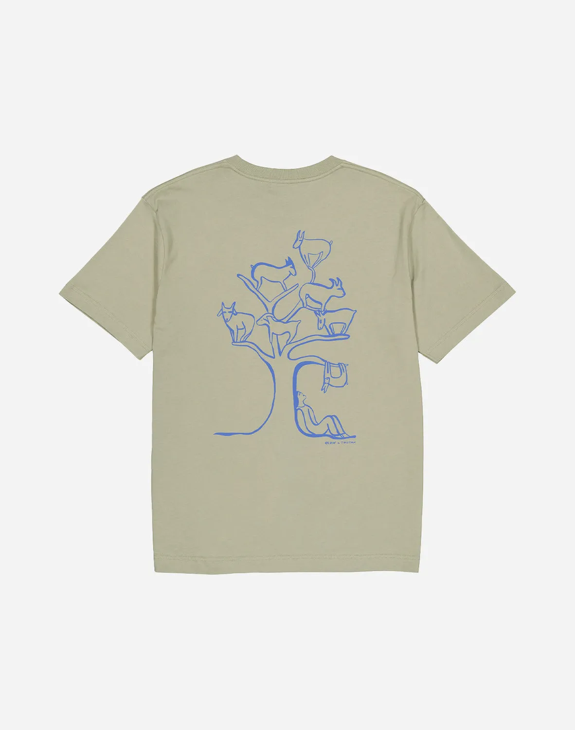 OLOW Capra T-shirt homme argile oversize coton bio