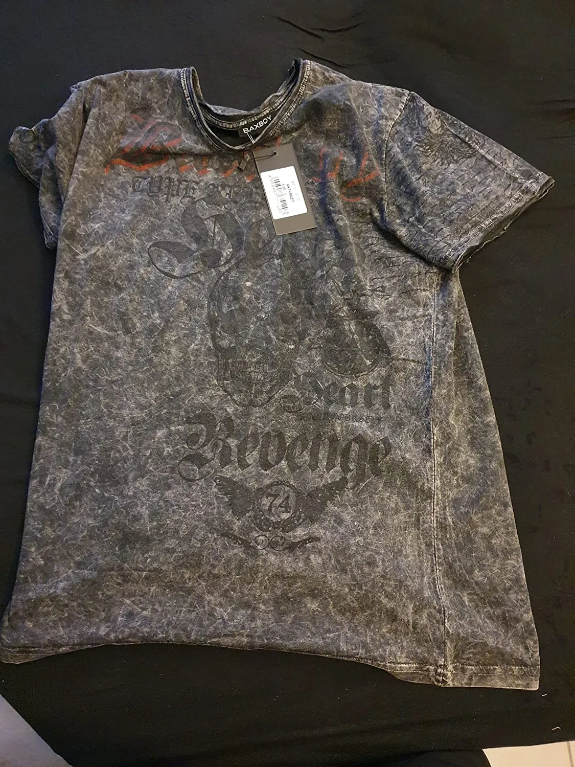 Subliminal Mode BX06 t-shirt col rond vintage blanc
