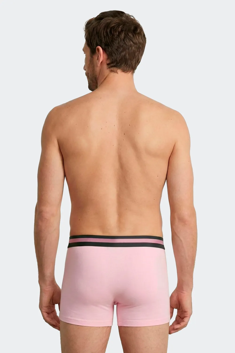Eden Park lot 2 boxers marine rose coton stretch