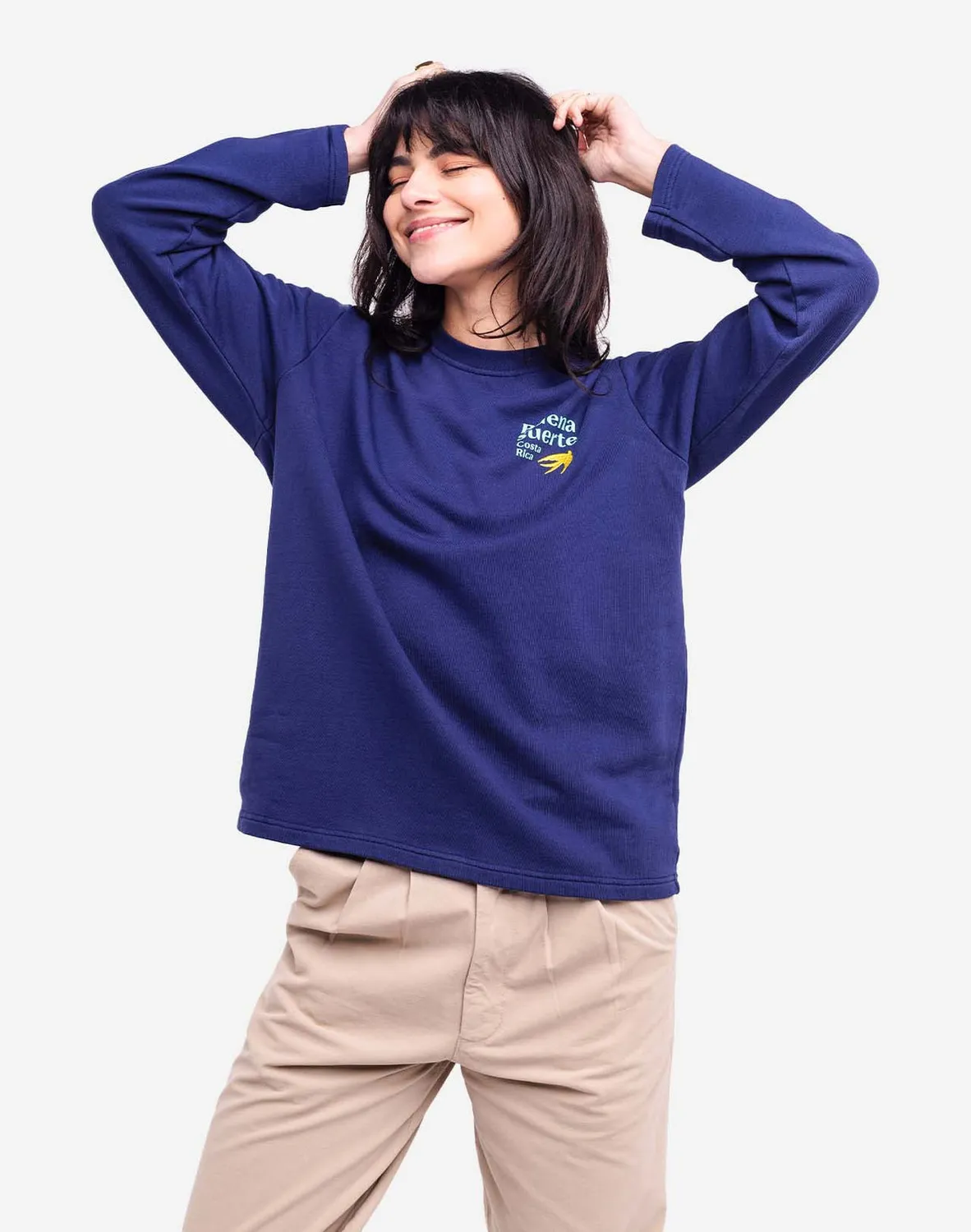OLOW Zebu Glory sweat ultramarine coton bio
