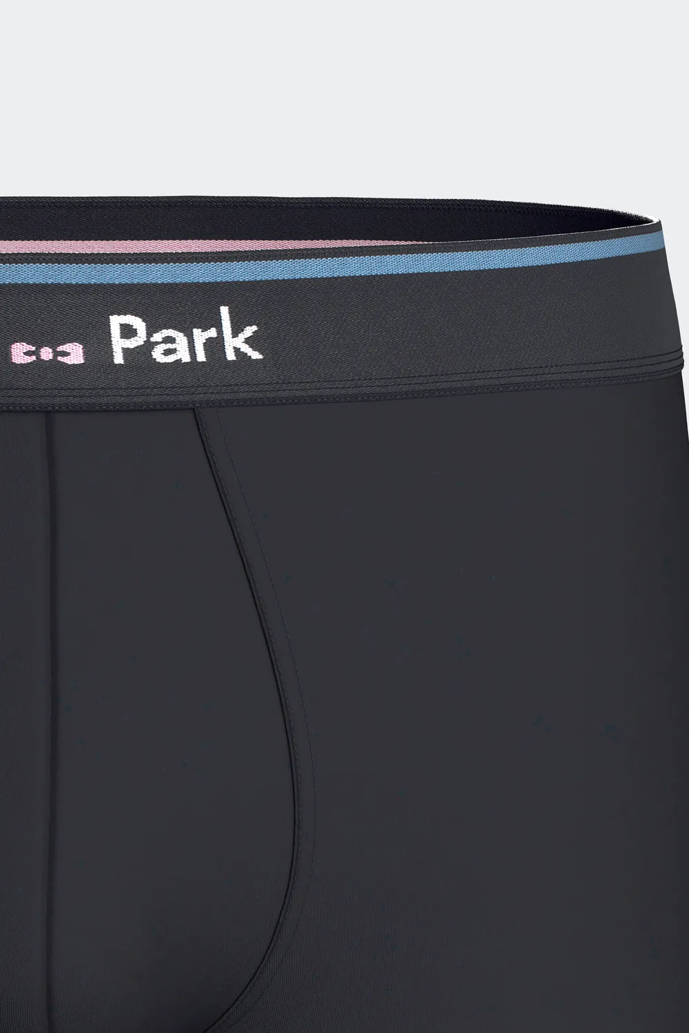 Eden Park lot 2 boxers coton stretch marine uni rayé